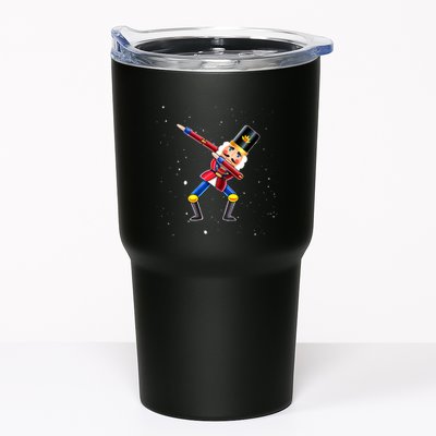 Dabbing Nutcracker Squad Deez Nuts Funny Christmas Pajamas Tumbler