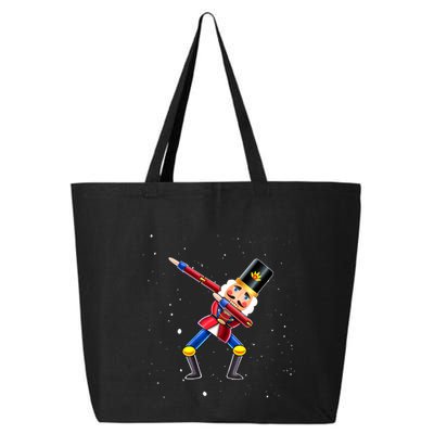 Dabbing Nutcracker Squad Deez Nuts Funny Christmas Pajamas 25L Jumbo Tote