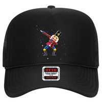 Dabbing Nutcracker Squad Deez Nuts Funny Christmas Pajamas Trucker Hat
