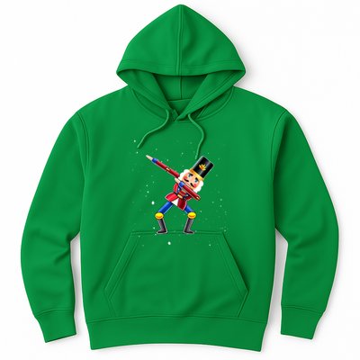Dabbing Nutcracker Squad Deez Nuts Funny Christmas Pajamas Hoodie