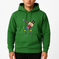 Dabbing Nutcracker Squad Deez Nuts Funny Christmas Pajamas Hoodie