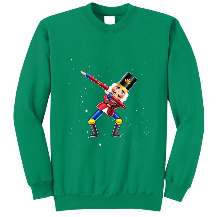 Dabbing Nutcracker Squad Deez Nuts Funny Christmas Pajamas Sweatshirt