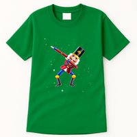 Dabbing Nutcracker Squad Deez Nuts Funny Christmas Pajamas Tall T-Shirt