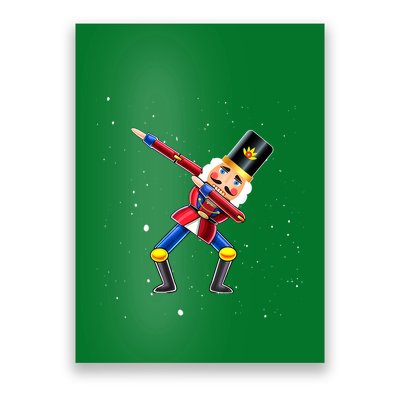 Dabbing Nutcracker Squad Deez Nuts Funny Christmas Pajamas Poster