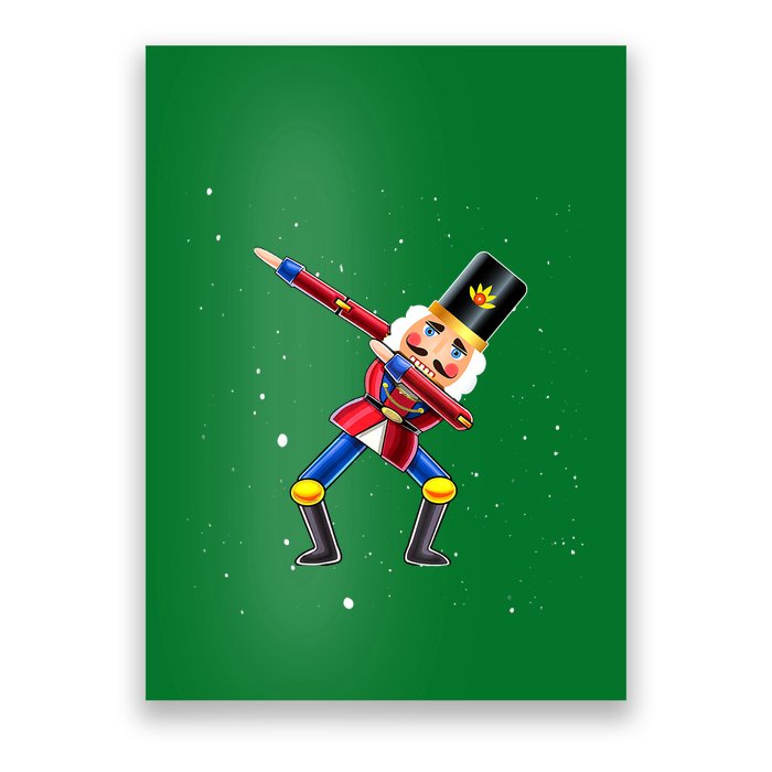 Dabbing Nutcracker Squad Deez Nuts Funny Christmas Pajamas Poster