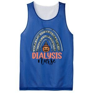 Dialysis Nurse Spooky Halloween Pumpkin Rainbow Nursing Meaningful Gift Mesh Reversible Basketball Jersey Tank