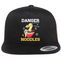 Danger Noodles Snake Owner Ball Python Reptile Snakes Gift Flat Bill Trucker Hat