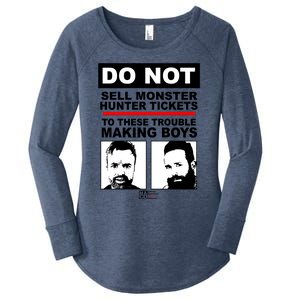 Do Not Sell Monster Hunter Tickets To These Trouble Making Boy S Women's Perfect Tri Tunic Long Sleeve Shirt