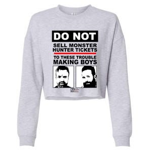 Do Not Sell Monster Hunter Tickets To These Trouble Making Boy S Cropped Pullover Crew