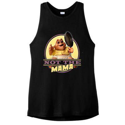 Dinosaurs Not The Mama Ladies PosiCharge Tri-Blend Wicking Tank