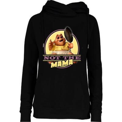 Dinosaurs Not The Mama Womens Funnel Neck Pullover Hood