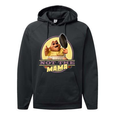 Dinosaurs Not The Mama Performance Fleece Hoodie