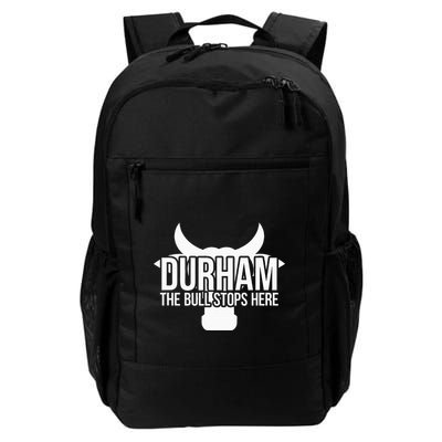 Durham Nc The Bull Stops Here Backpack
