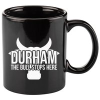 Durham Nc The Bull Stops Here 11oz C Handle Ceramic Mug