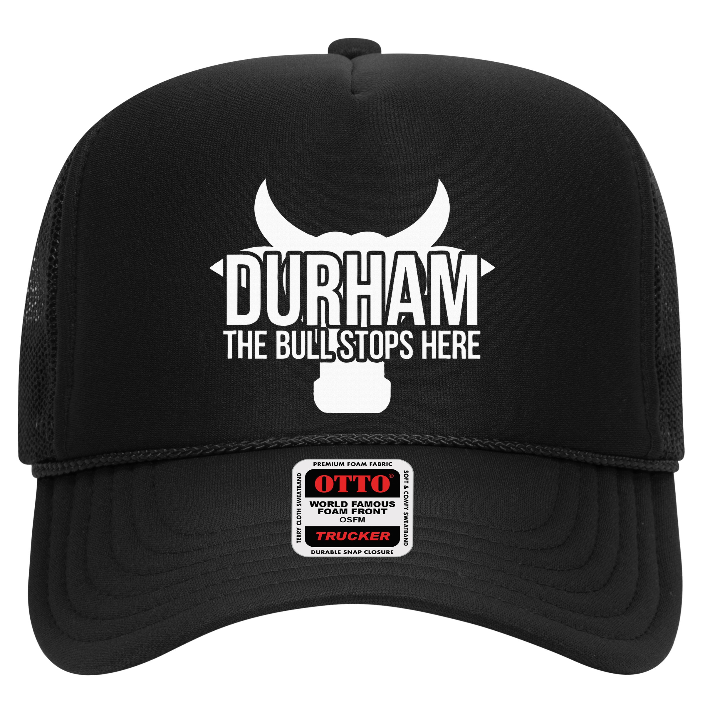 Durham Nc The Bull Stops Here Hat