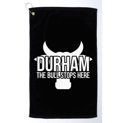 Durham Nc The Bull Stops Here Golf Towel