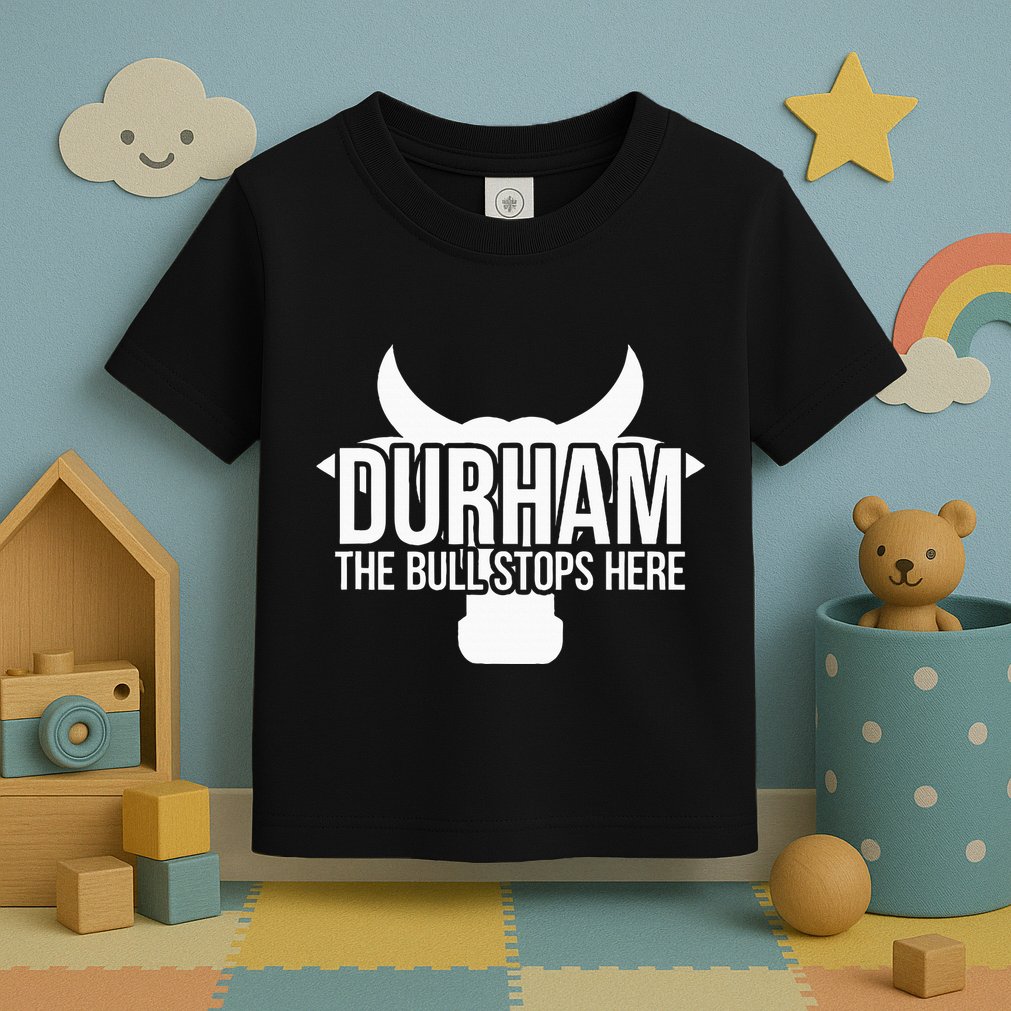 Durham Nc The Bull Stops Here Toddler T-Shirt
