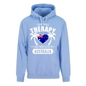 Don't Need Therapy Just Need To Go To Australia Gift Unisex Surf Hoodie