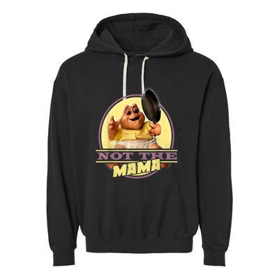 Dinosaurs Not The Mama Garment-Dyed Fleece Hoodie