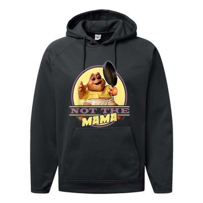 Dinosaurs Not The Mama Performance Fleece Hoodie