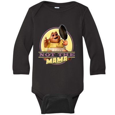 Dinosaurs Not The Mama Baby Long Sleeve Bodysuit