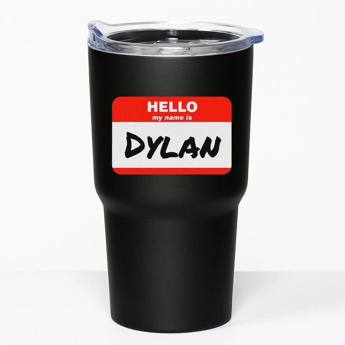 Dylan Name Tag Sticker Work Office Hello My Name Is Dylan Tumbler