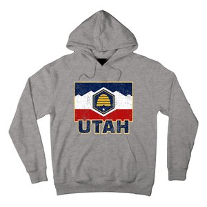 Distressed New Utah Flag Hoodie