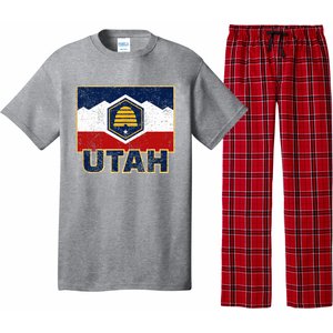 Distressed New Utah Flag Pajama Set