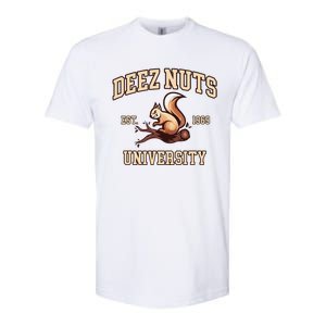 Deez Nuts University Funny College Fraternity Sorority Softstyle CVC T-Shirt