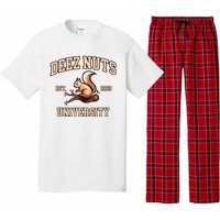 Deez Nuts University Funny College Fraternity Sorority Pajama Set