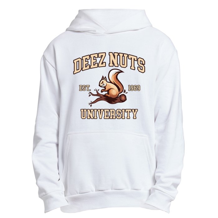 Deez Nuts University Funny College Fraternity Sorority Urban Pullover Hoodie