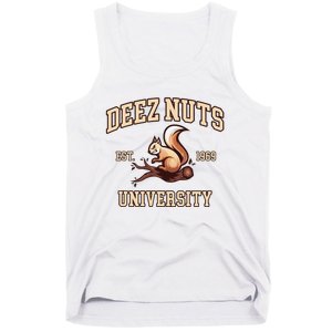 Deez Nuts University Funny College Fraternity Sorority Tank Top