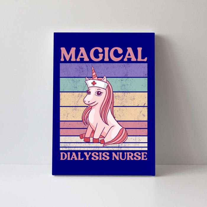 Dialysis Nurse Unicorn Magical Dialysis Nurse Funny Gift Canvas