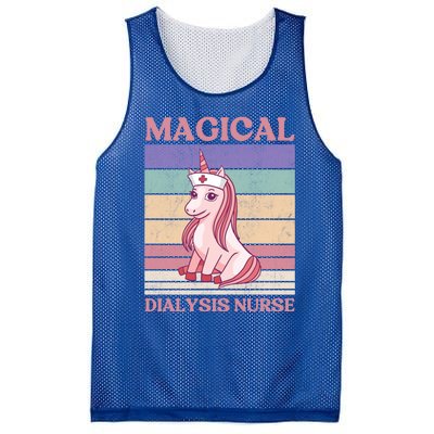 Dialysis Nurse Unicorn Magical Dialysis Nurse Funny Gift Mesh Reversible Basketball Jersey Tank