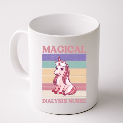 Dialysis Nurse Unicorn Magical Dialysis Nurse Funny Gift Coffee Mug