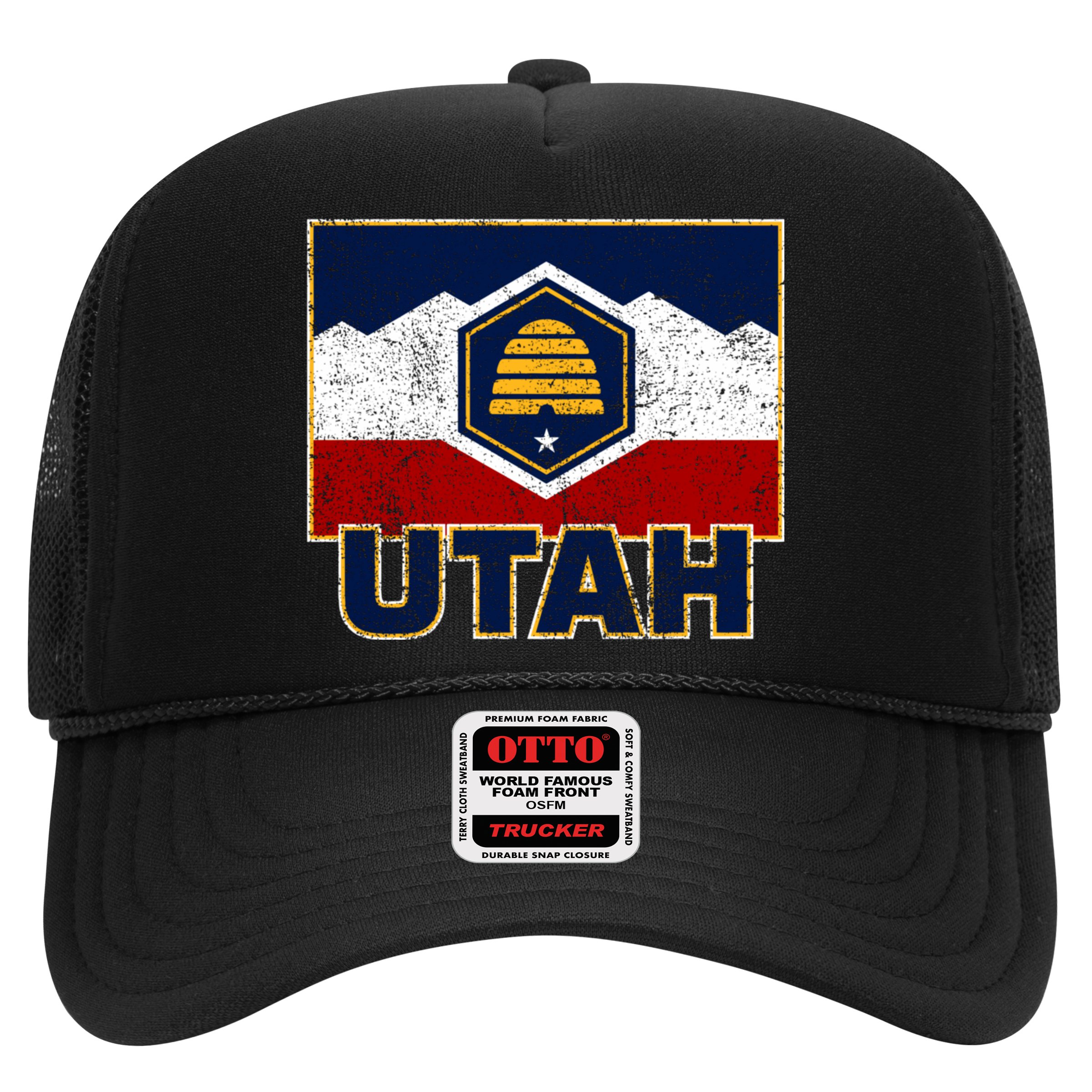 Distressed New Utah Flag Hat