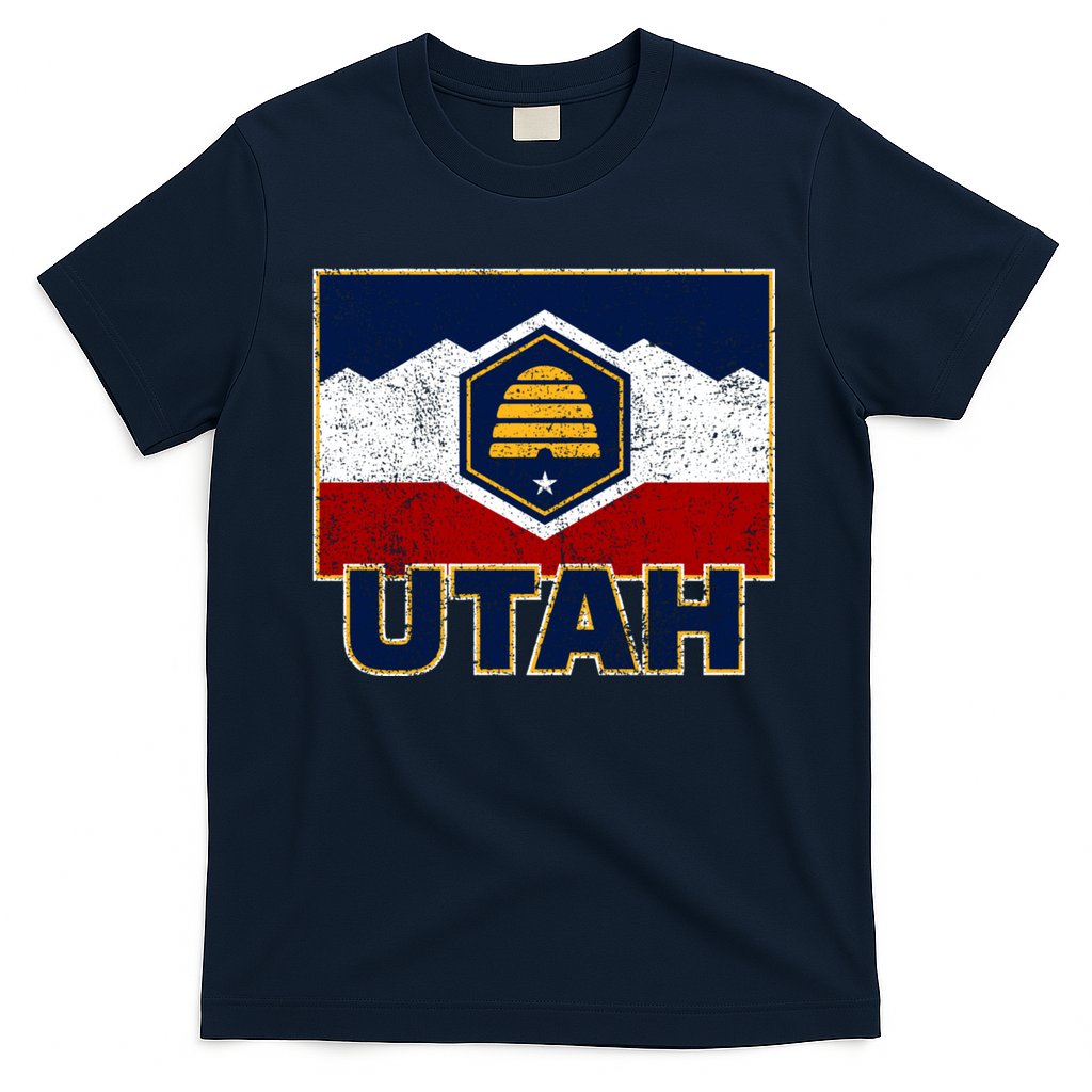 Distressed New Utah Flag T-Shirt