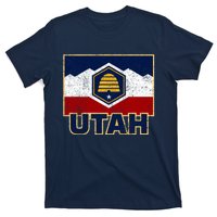 Distressed New Utah Flag T-Shirt