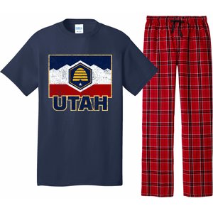 Distressed New Utah Flag Pajama Set