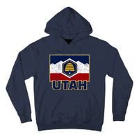 Distressed New Utah Flag Tall Hoodie