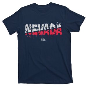 Distressed Nevada Usa T-Shirt