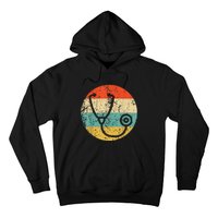 Doctor Nurse Vintage Retro Stethoscope Hoodie