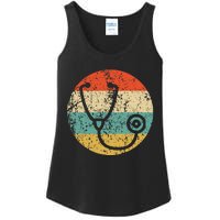 Doctor Nurse Vintage Retro Stethoscope Ladies Essential Tank