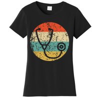 Doctor Nurse Vintage Retro Stethoscope Women's T-Shirt