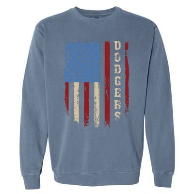 Dodgers Name Vintage First Name Garment-Dyed Sweatshirt