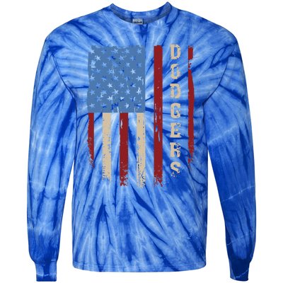 Dodgers Name Vintage First Name Tie-Dye Long Sleeve Shirt