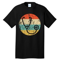 Doctor Nurse Vintage Retro Stethoscope Tall T-Shirt