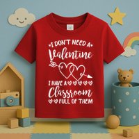 I DonT Need A Valentine I Have A Classroom Full Of Them Toddler T-Shirt