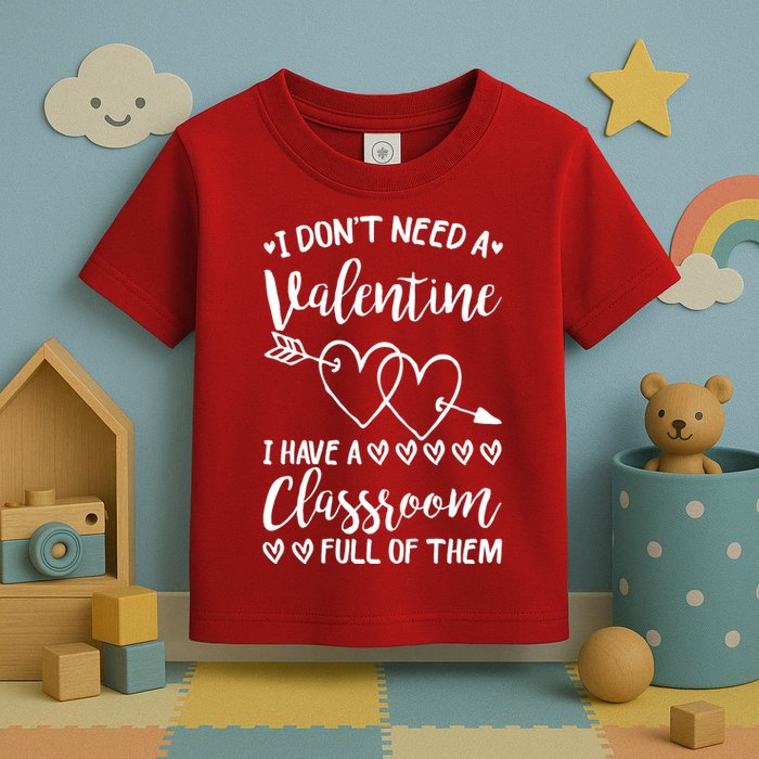I DonT Need A Valentine I Have A Classroom Full Of Them Toddler T-Shirt