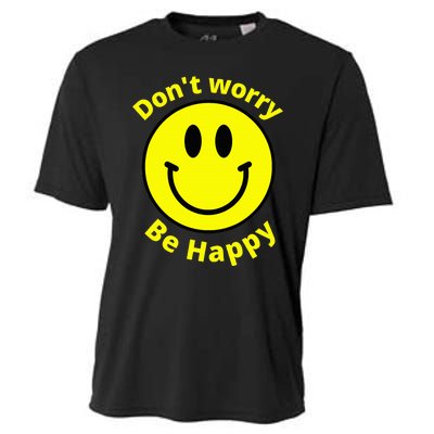 Do Not Worry Be Happy! Sunshine Cute Happiness Face Cooling Performance Crew T-Shirt